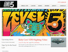 Tablet Screenshot of level5music.com